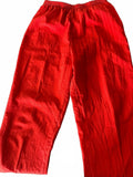 GW Originals Red Elastic Waist Pants M