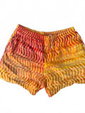 Vintage Paul Stuart USA Wavy Stripe Swim Trunks XXL