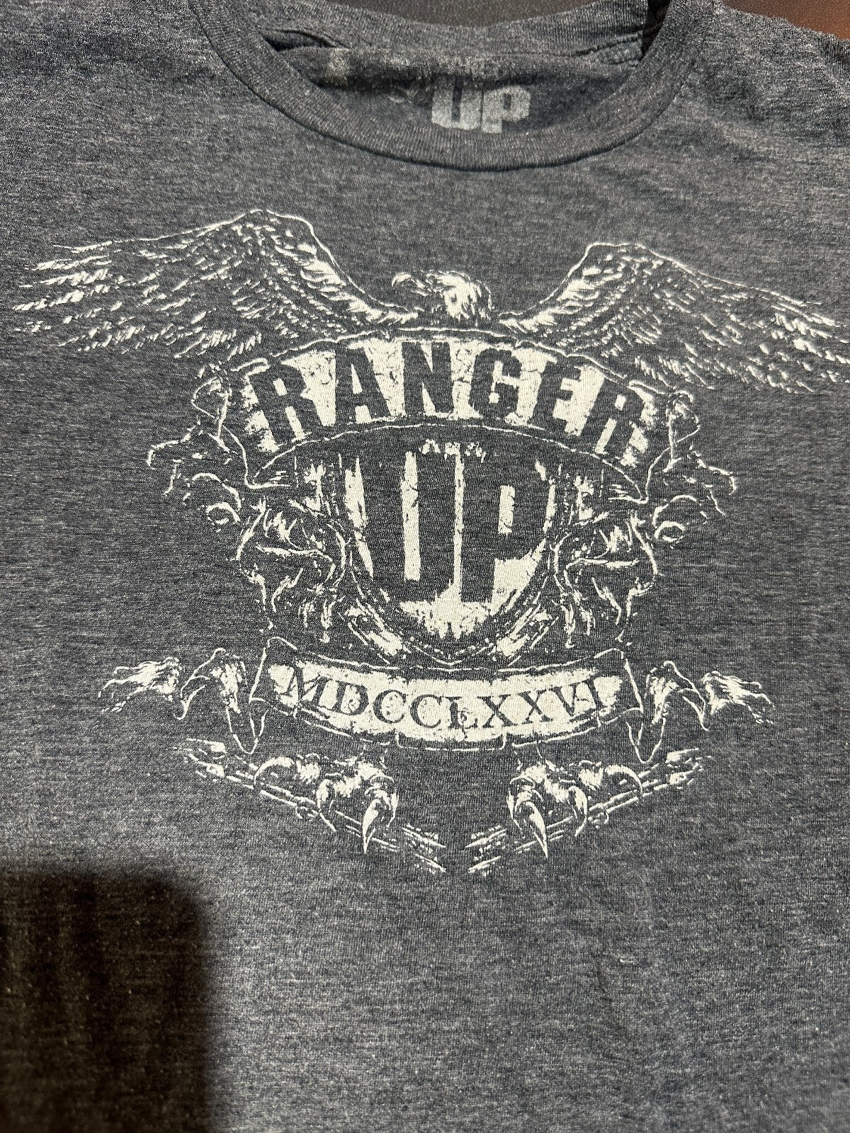 Ranger Up Gray Graphic T-Shirt Women's M