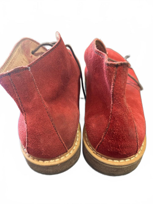 1901 Burgundy Suede Chukka Boots Men's 10.5