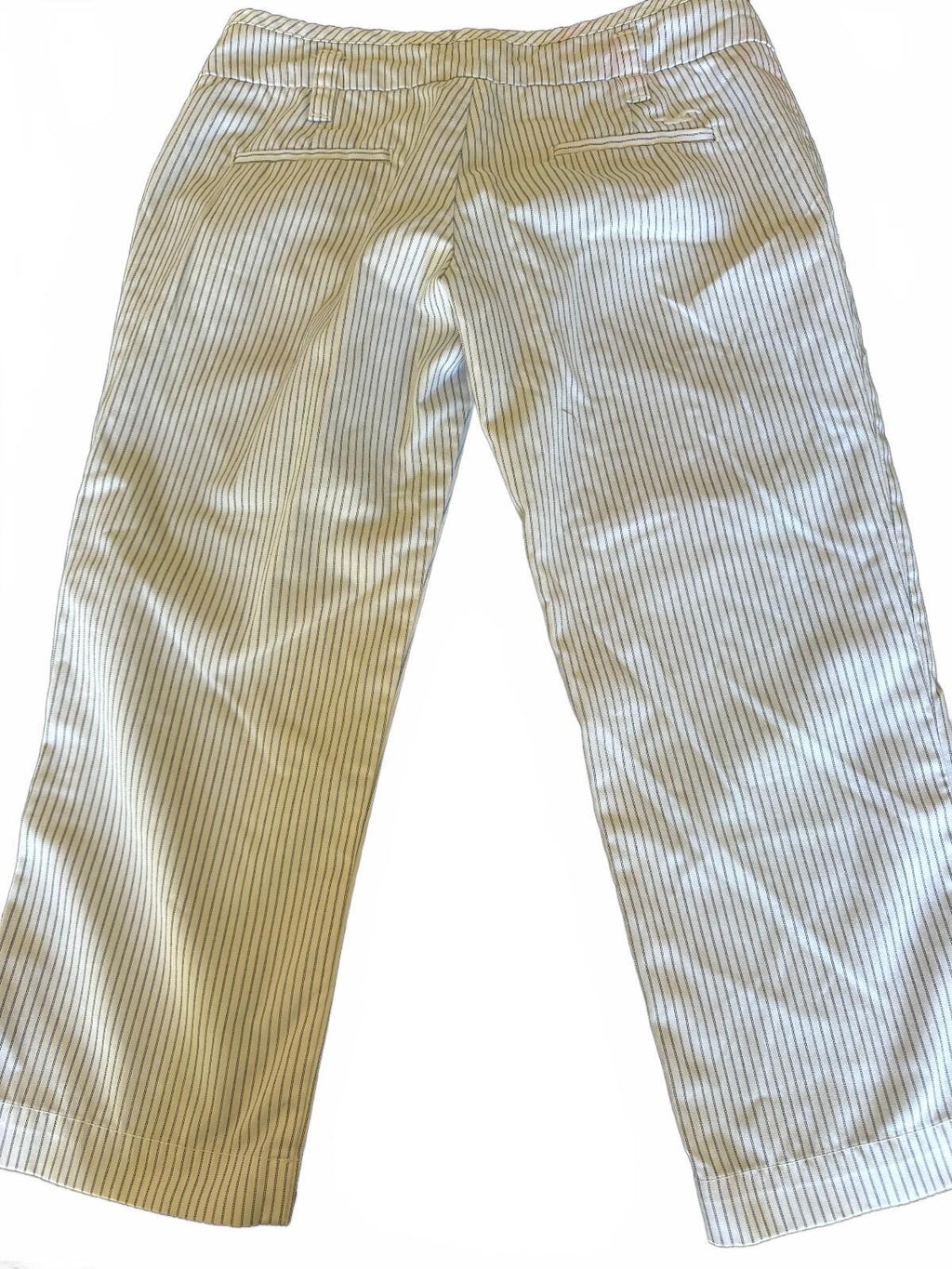 Hollister Navy Ticking Stripe Capri Pants XL