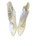 Lulus White Pointed Toe Ankle Boots NWOB 8.5