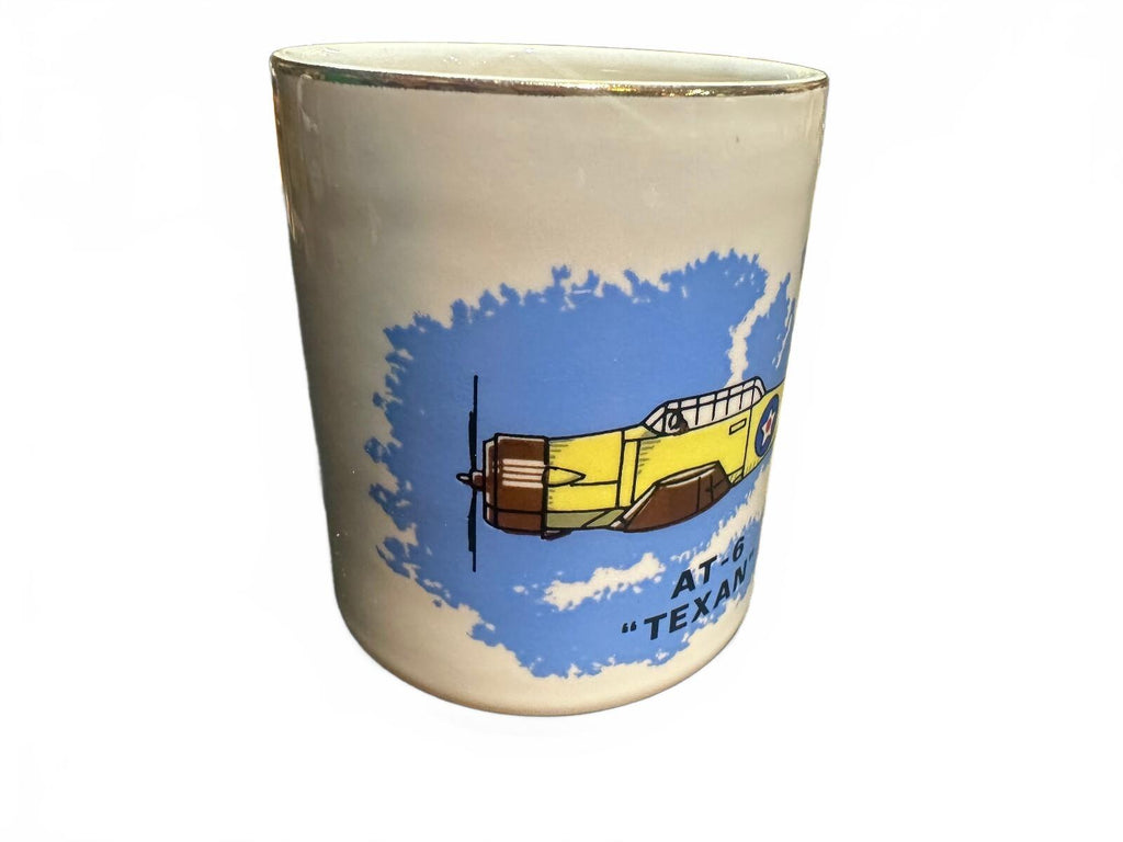 Vintage The Mugger AT-6 Texan WWII Airplane Mug