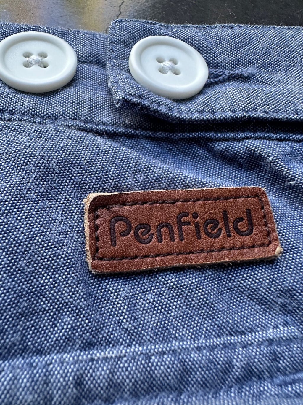 Penfield Chambray Utility Shorts Men's Medium