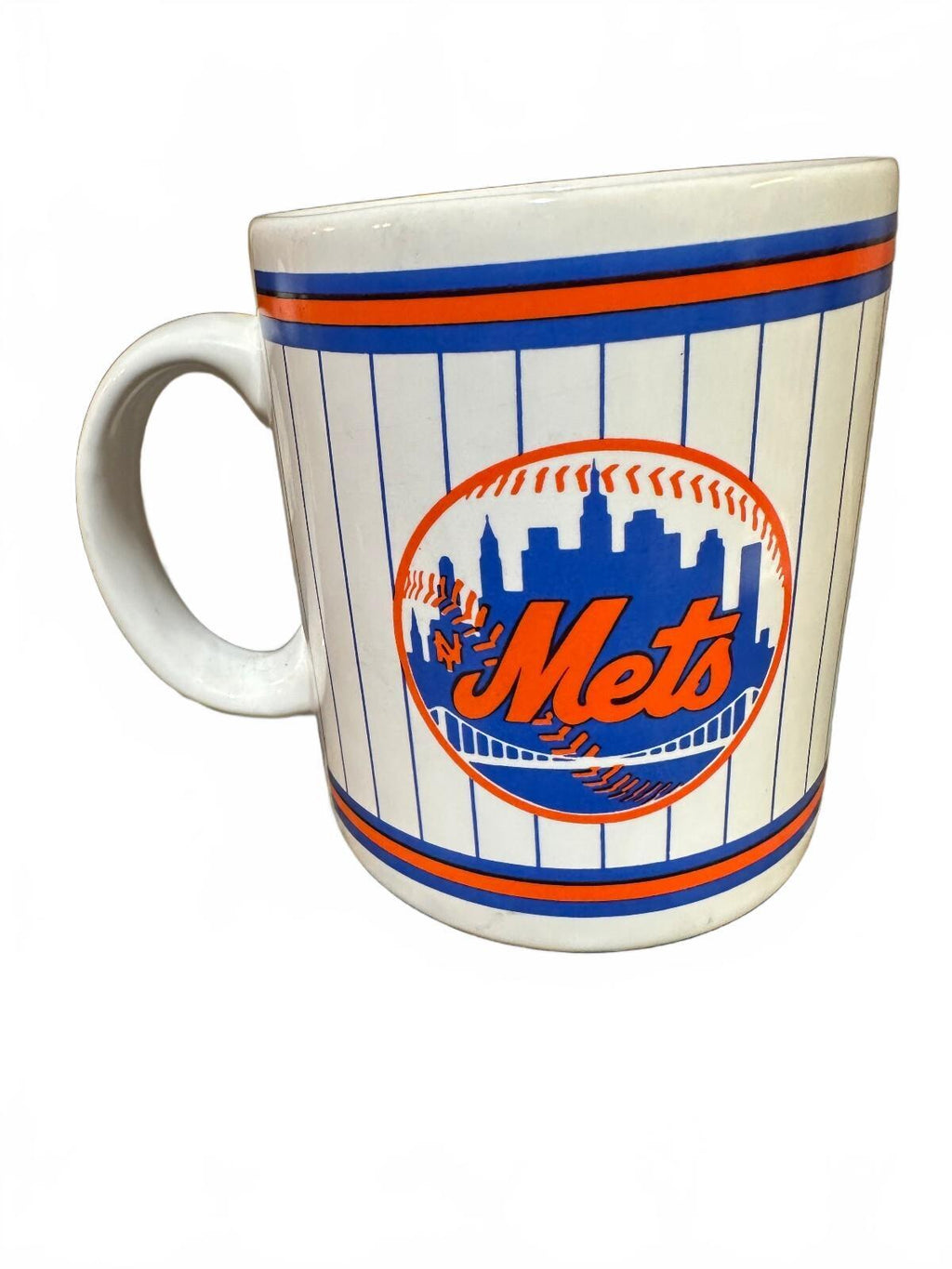 Vintage 1990s New York Mets Papel Pinstripe Mug MLB