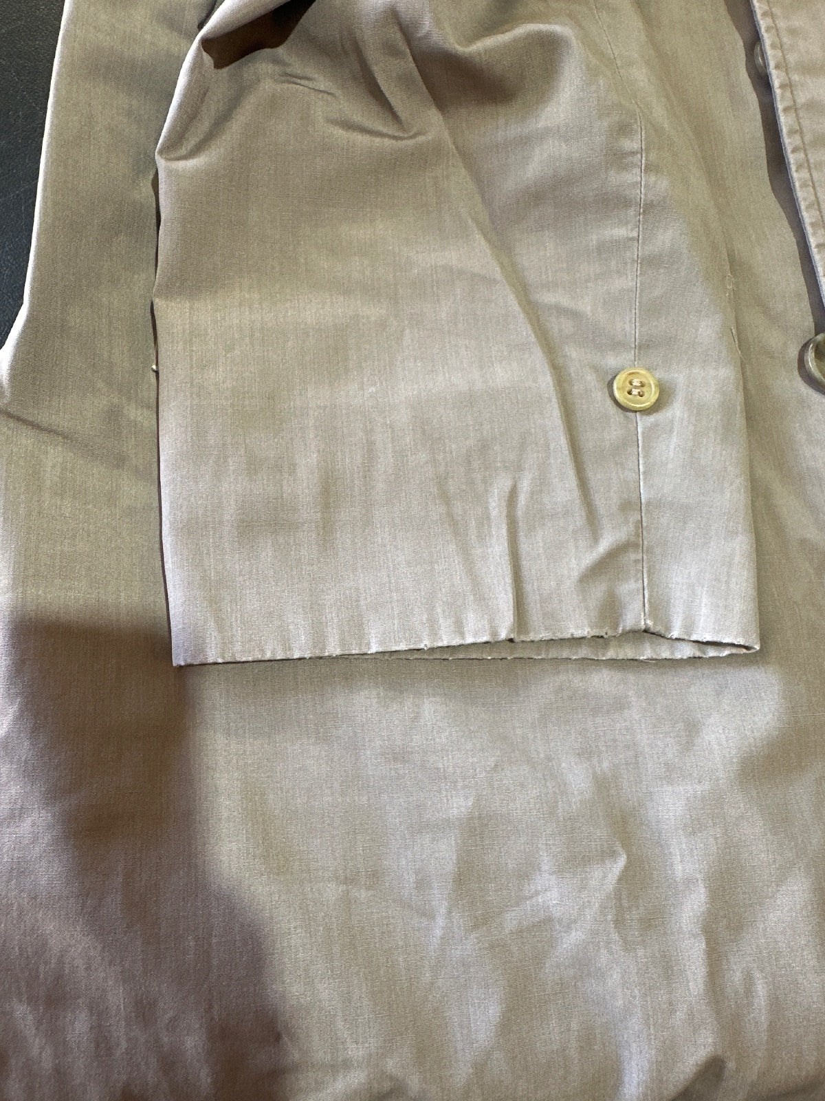 Vintage Burberrys Olive Trench Coat Men's L