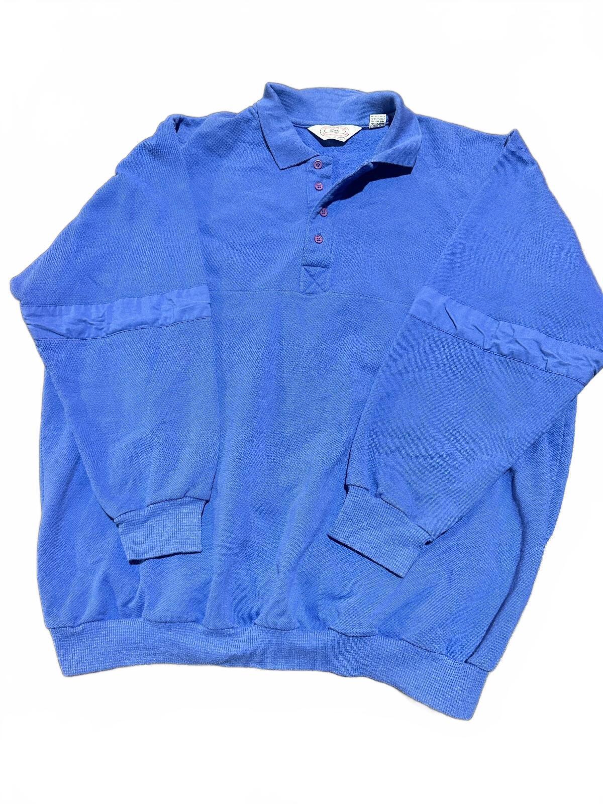 Vintage Jonathan Quale Blue Rugby Sweatshirt XL