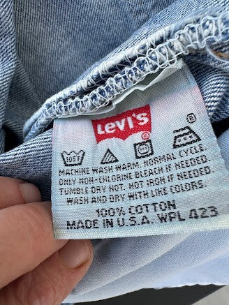 Levi's 501 USA Button Fly Jeans 38x30