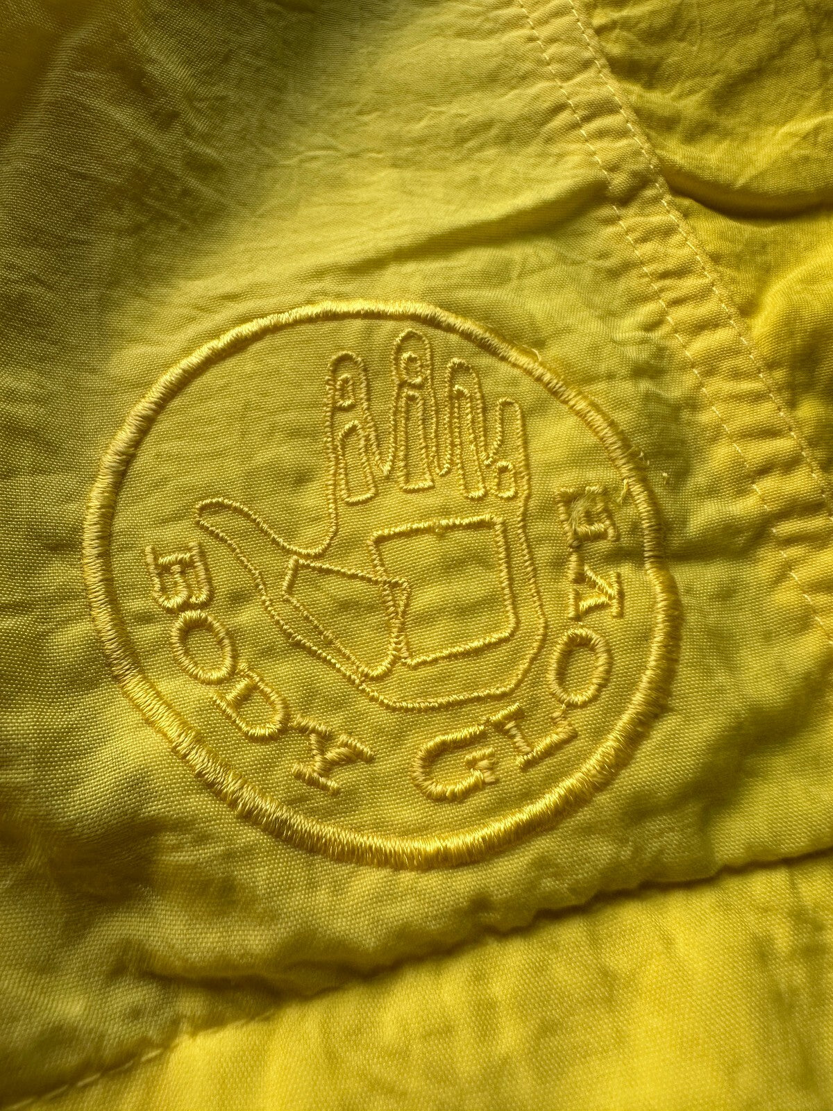 Vintage Body Glove Neon Yellow Swim Trunks M