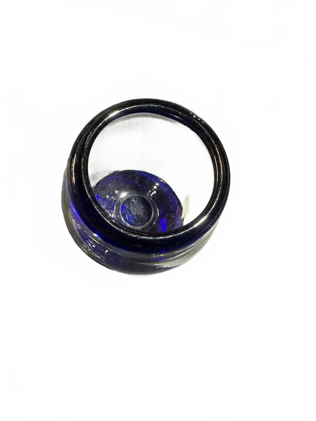 Mexican Hand Blown Cobalt Blue Mini Brandy Snifter