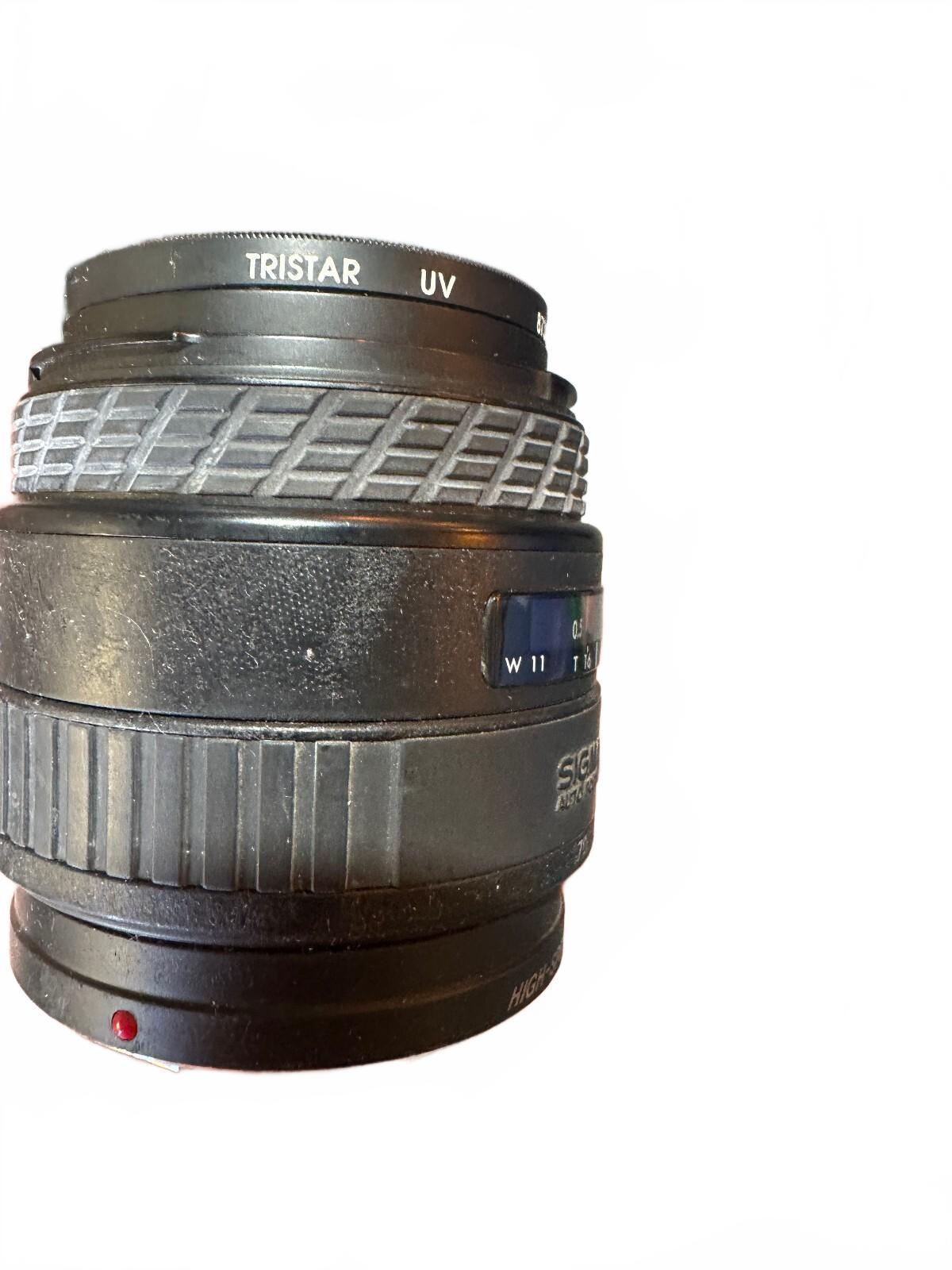 Sigma 28-70mm f3.5-4.5 AF Lens Nikon F w/UV Filter