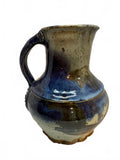 Vintage Blue Purple Glaze Studio Pottery Pitcher