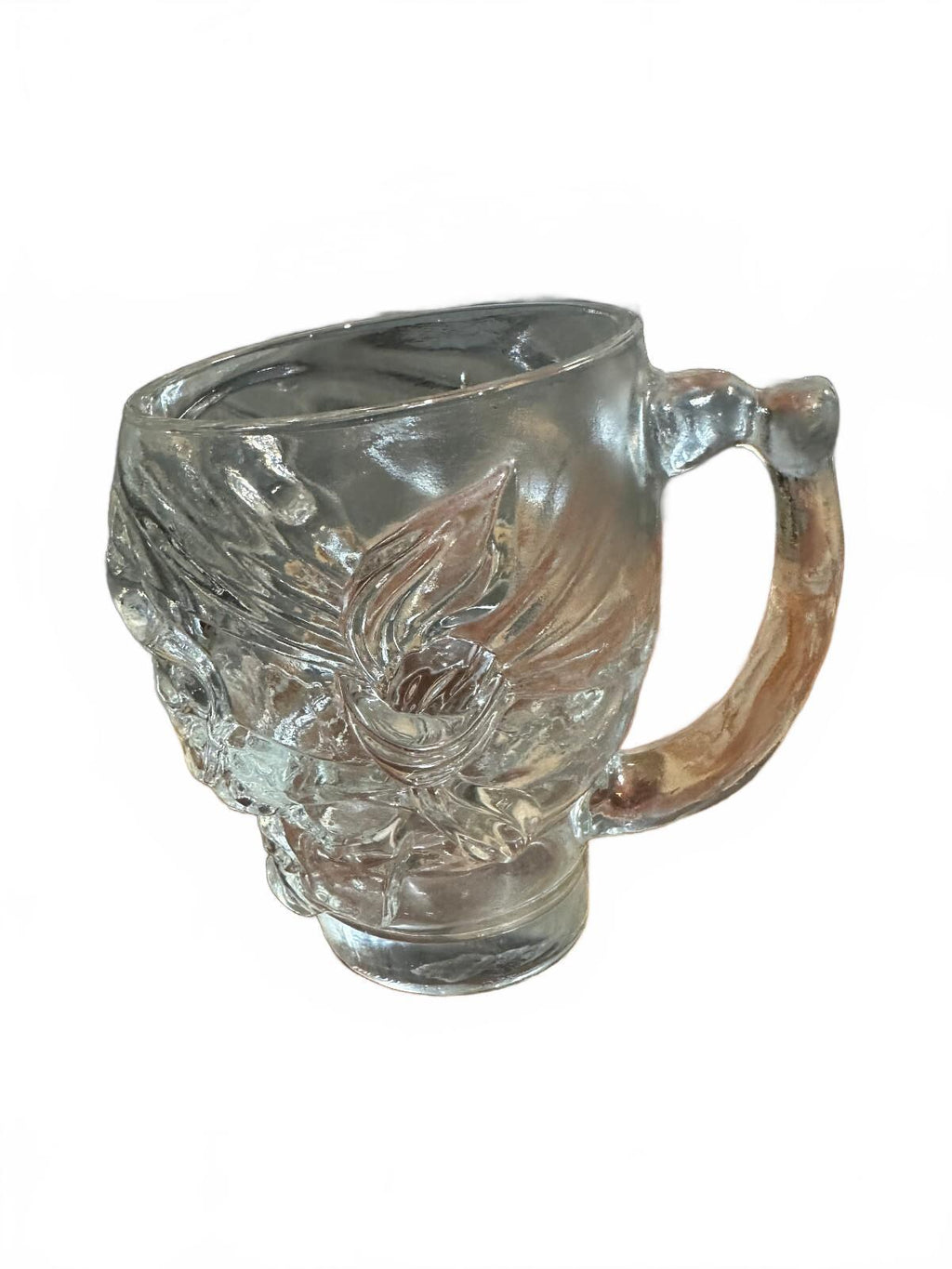 Luminarc USA Pirate Skull Glass Mug 32 Oz 6.5" tall