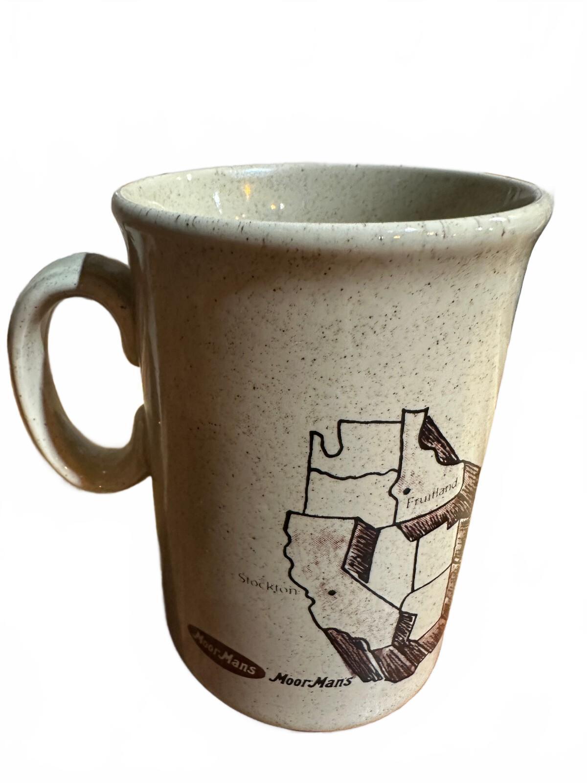 Vintage MoorMan's Stockton CA Monmouth Pottery Mug