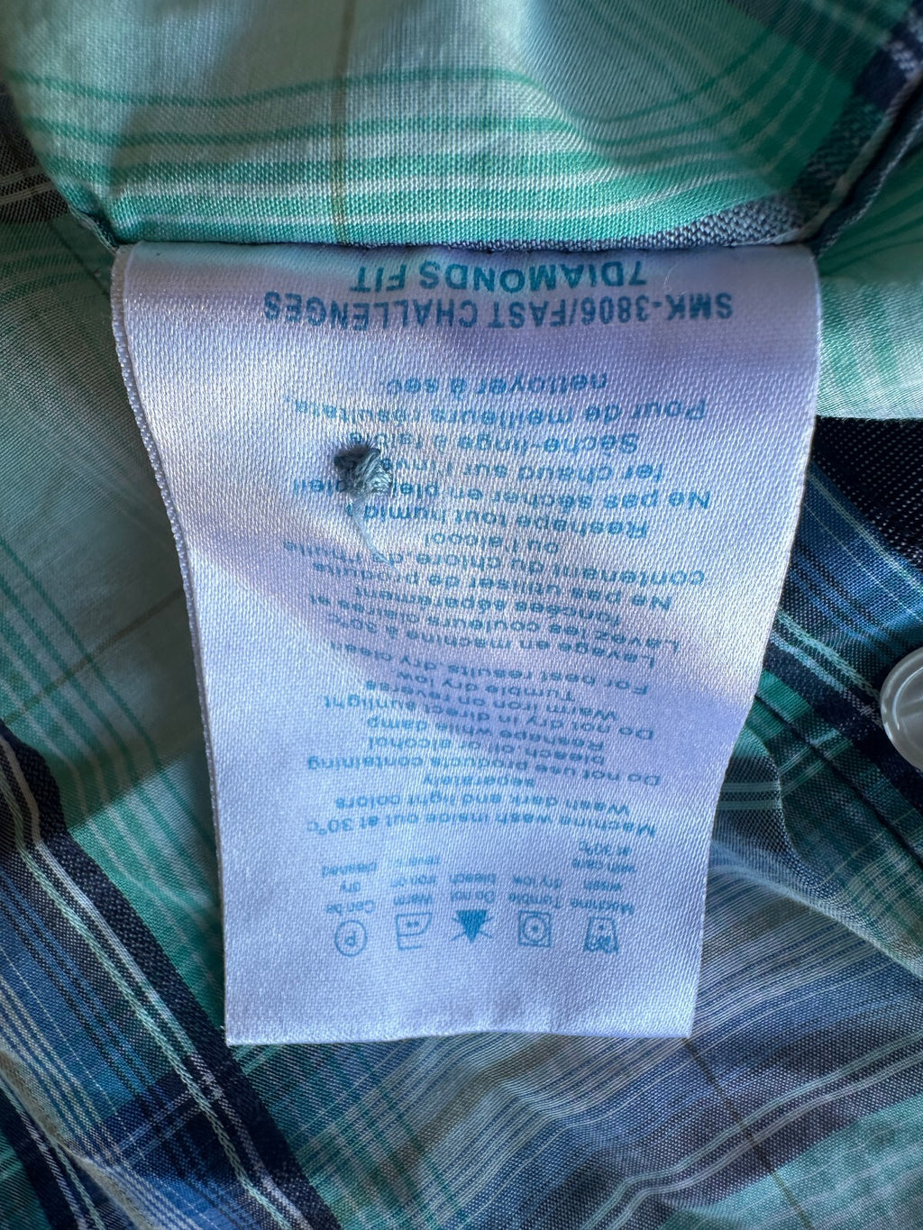 Seven Diamonds Plaid Button Shirt XXL