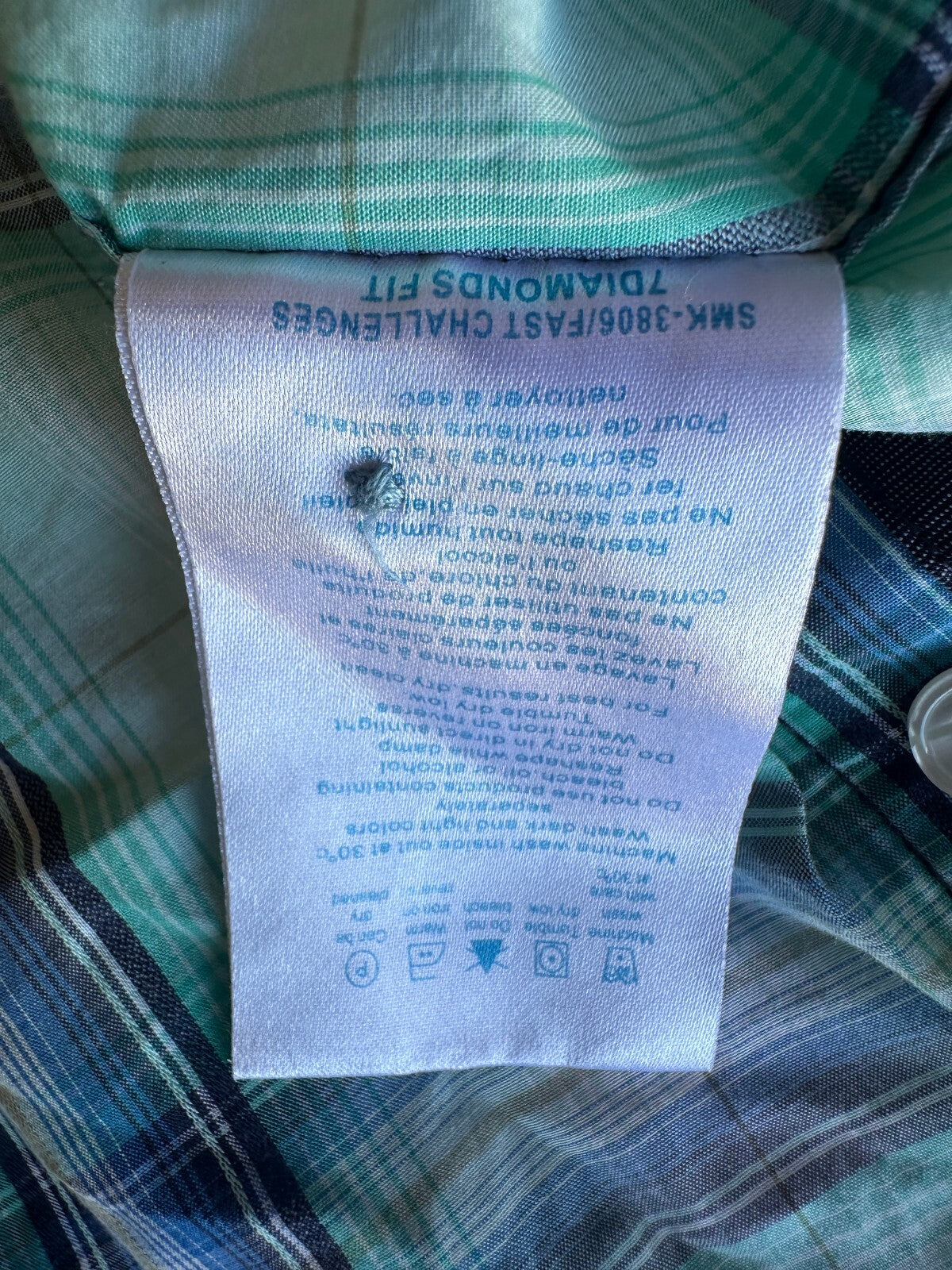 Seven Diamonds Plaid Button Shirt XXL