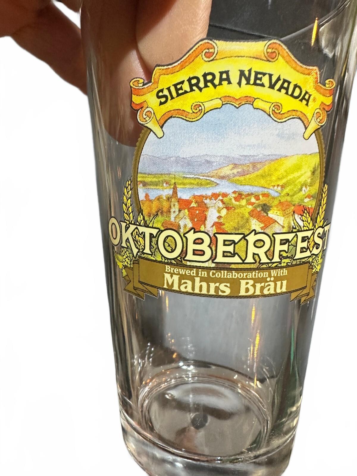 2016 Sierra Nevada Mahrs Bräu Oktoberfest Beer Glass