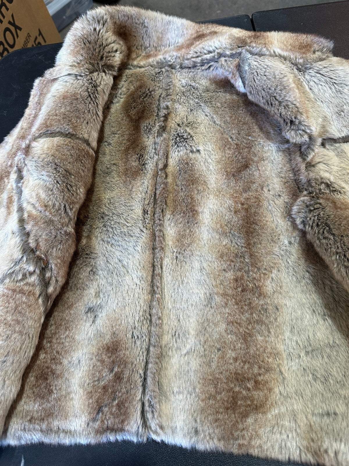Women's Brown Suede Faux Fur Lined Vest Boho Western