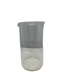 Vintage Spouted Clear Glass Laboratory Beaker 7"