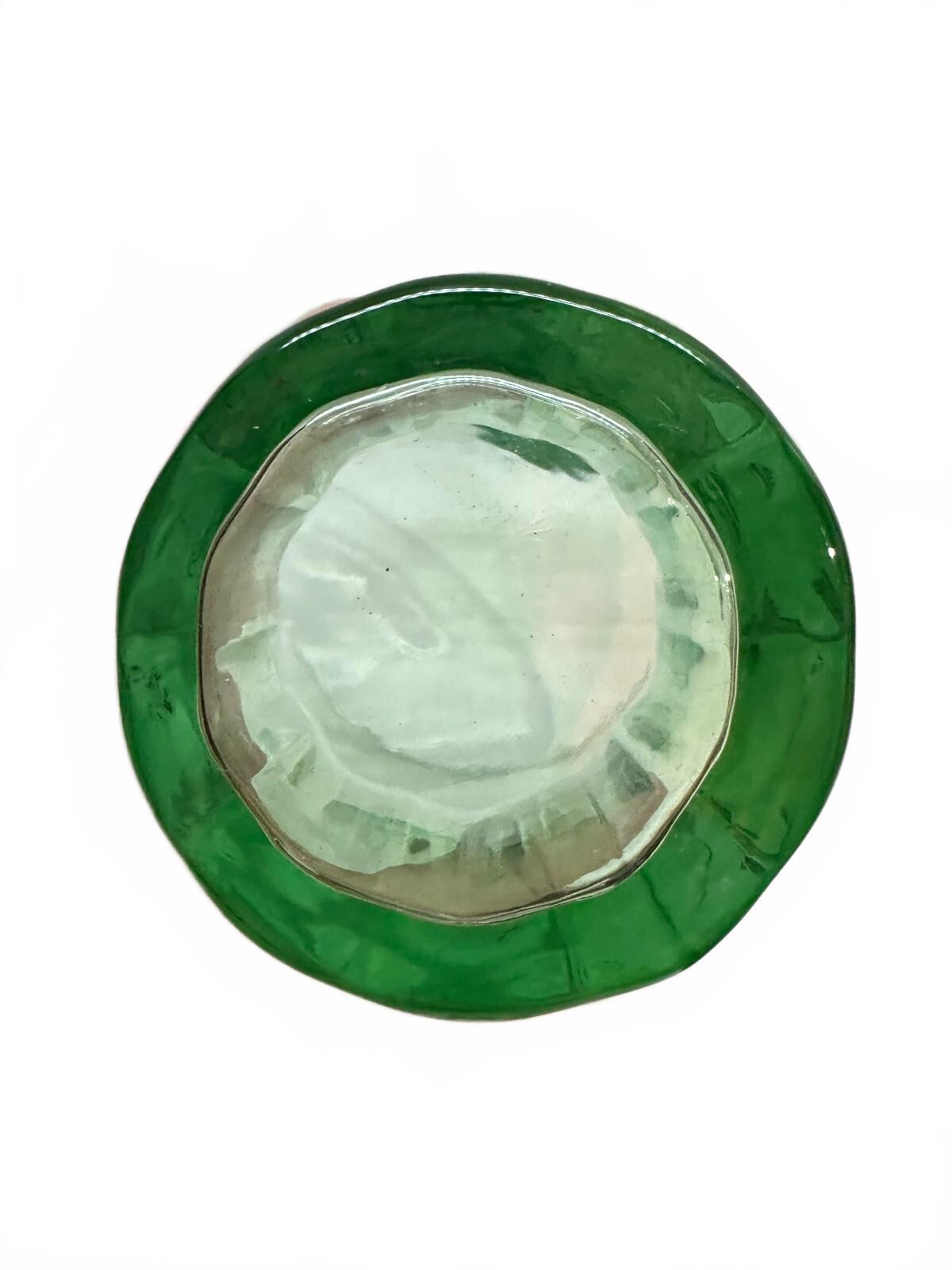 Set of 7 Libbey Coca-Cola Georgia Green Glasses