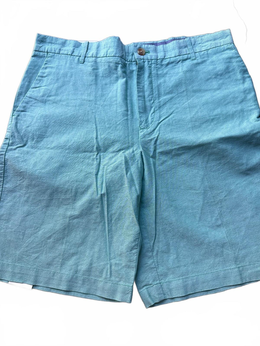NWT IZOD Newport Oxford Turquoise Shorts 36