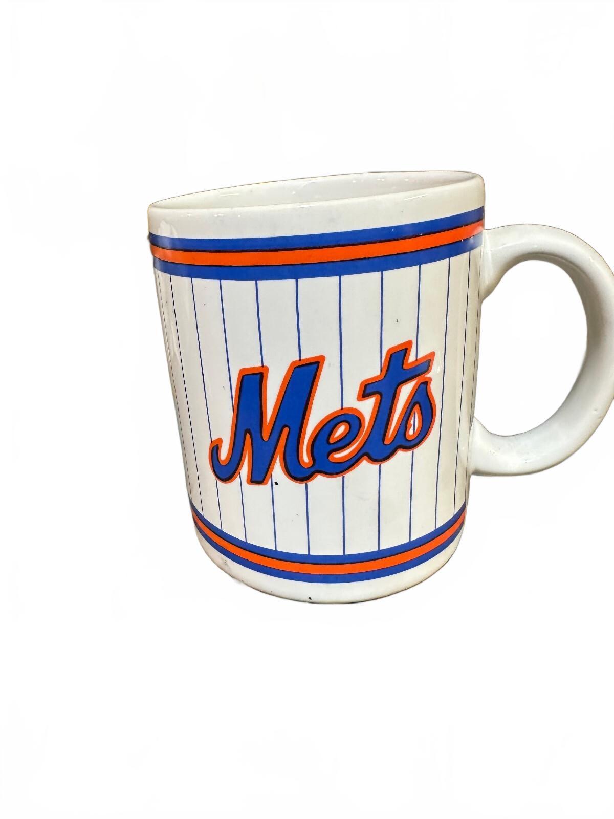Vintage 1990s New York Mets Papel Pinstripe Mug MLB