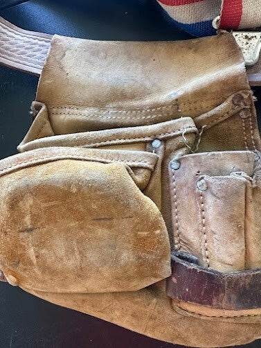 Vintage Atchison Leather Tool Belt A424-TE