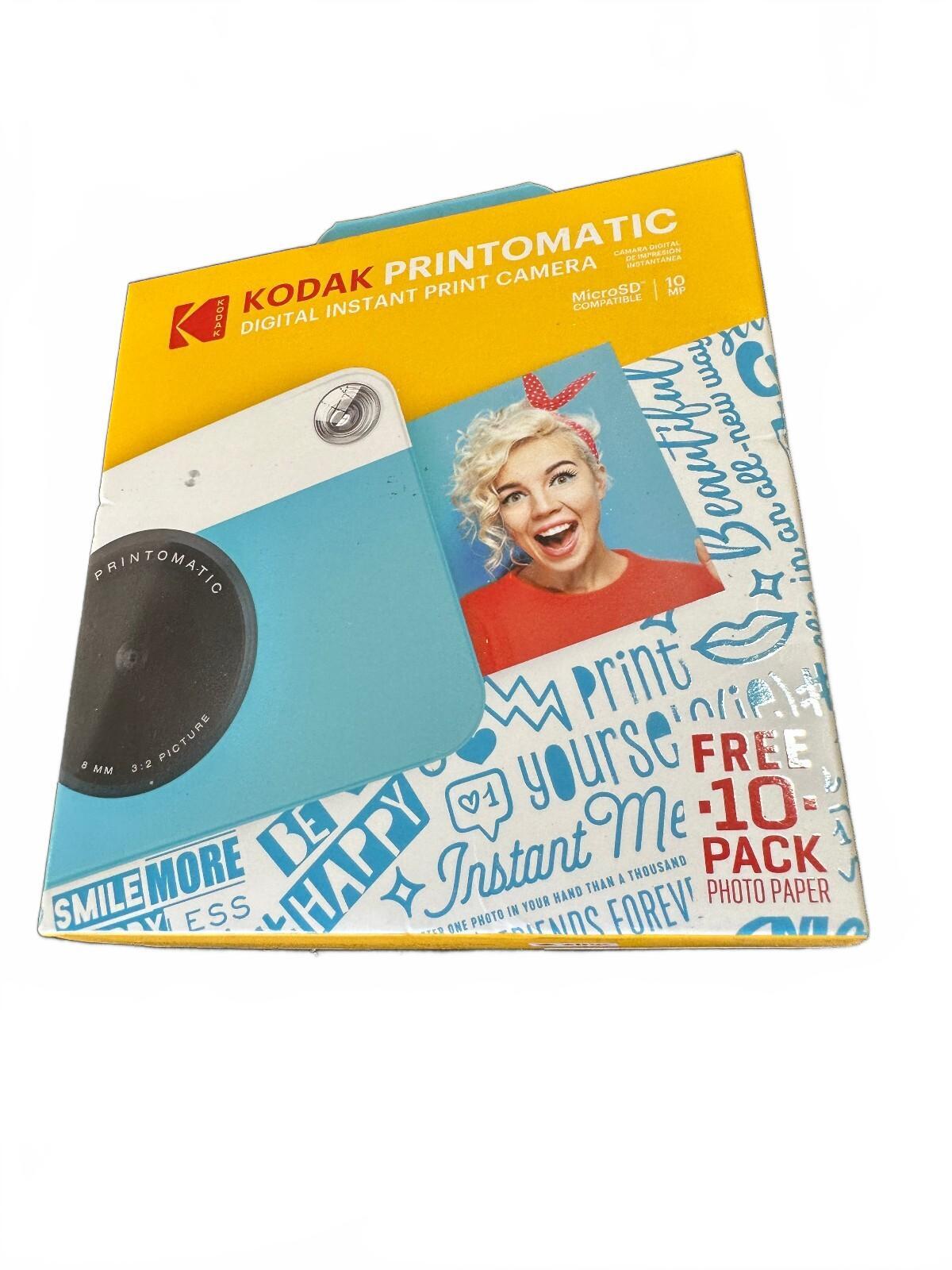 Kodak Printomatic Camera New Open Box Blue