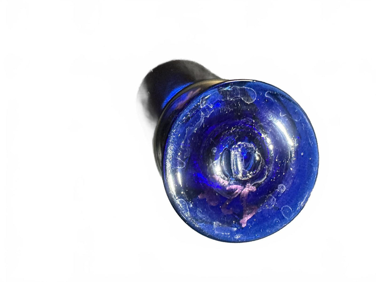 Mexican Hand Blown Cobalt Blue Mini Brandy Snifter