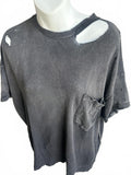 Free People We The Free Distressed Tee NWT Medium