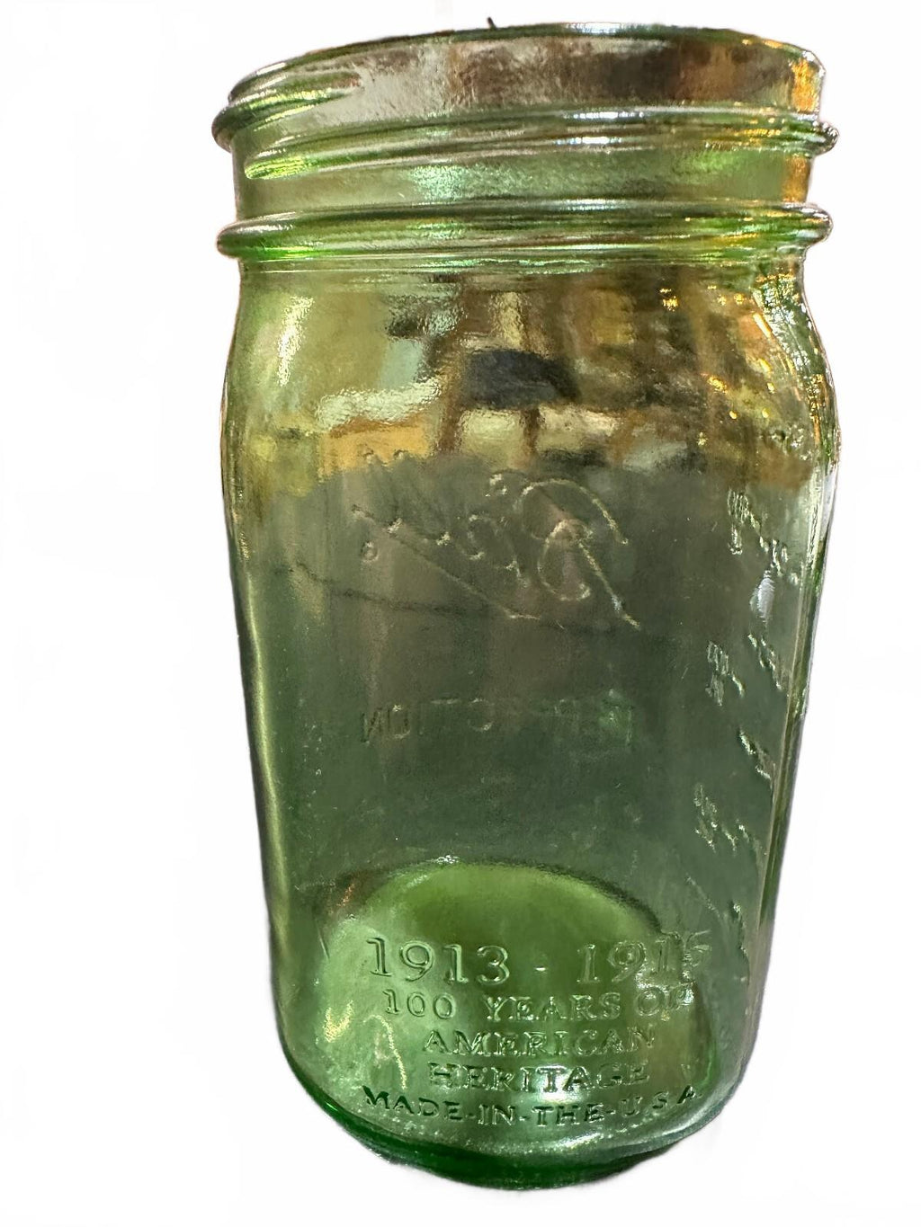 Vintage Green Ball Perfect Mason Quart Canning Jar