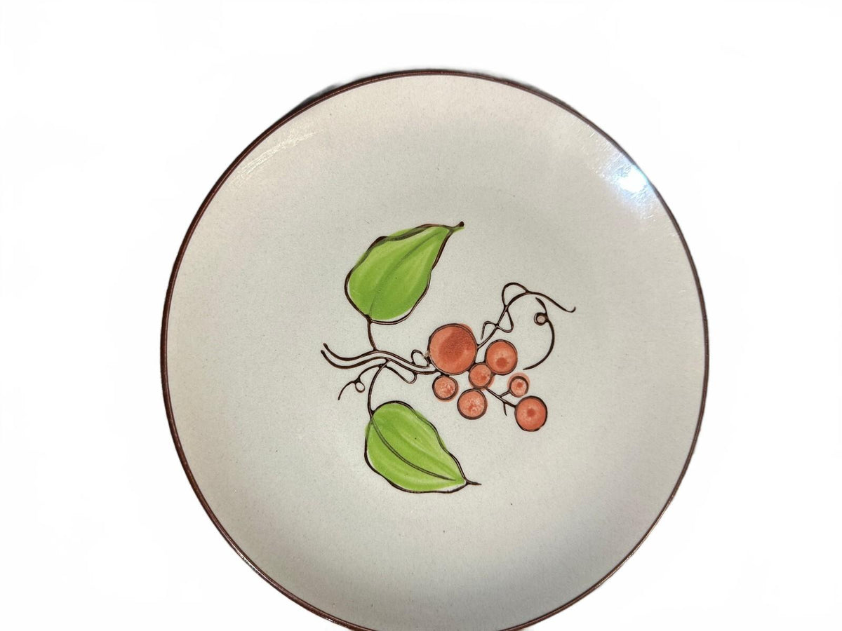 4 Vintage I. Magnin Korea Floral Dessert Plates 6.75"