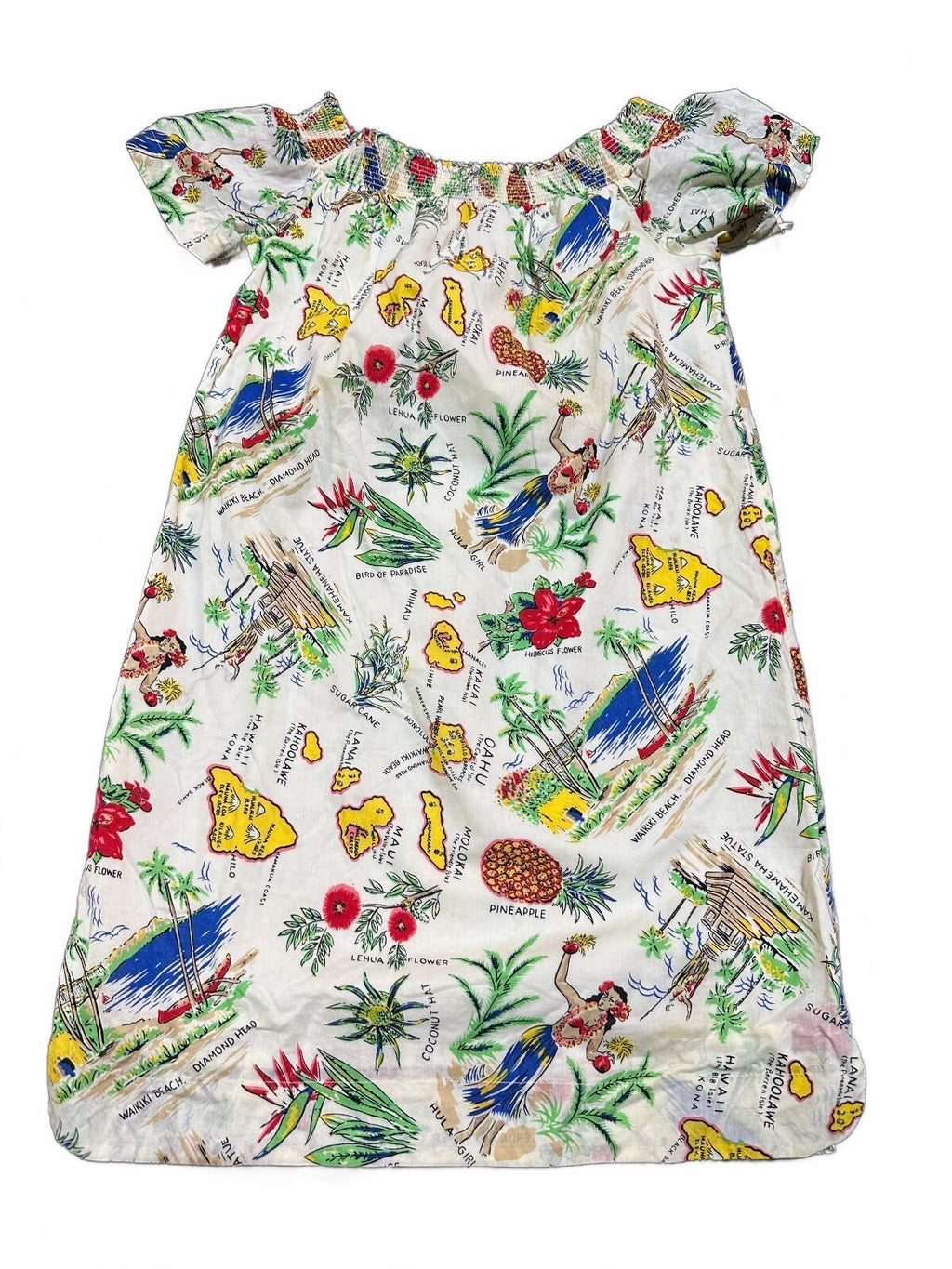 J.Crew Hawaiian Print Off Shoulder Dress Size 2