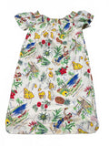 J.Crew Hawaiian Print Off Shoulder Dress Size 2