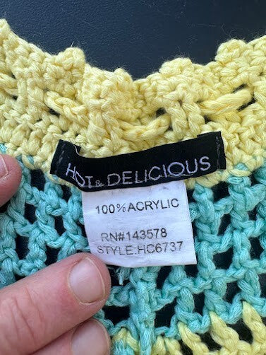 Hot & Delicious Crochet Stripe Knit Pants