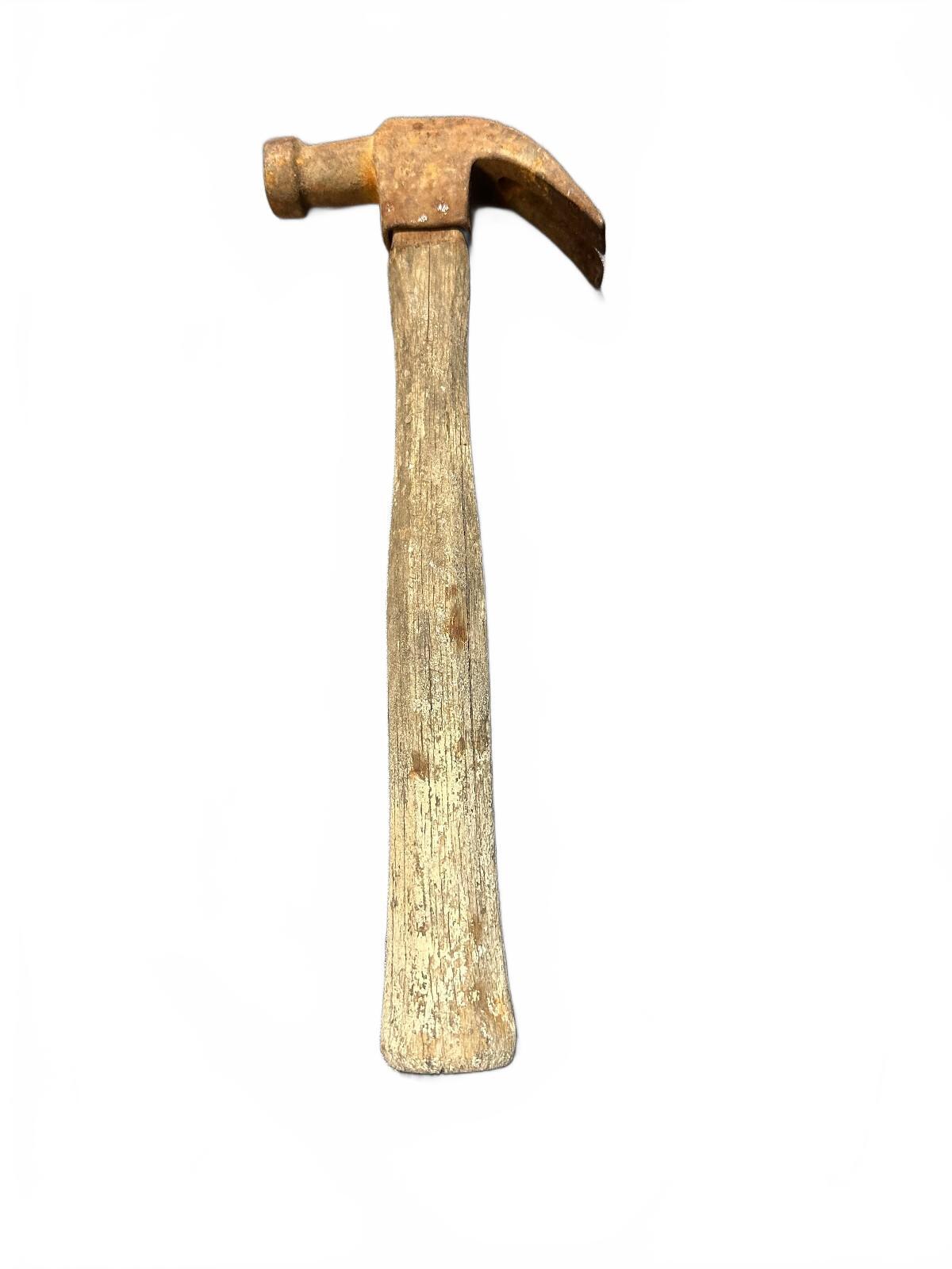 Vintage Curved Claw Carpenter Hammer 13"