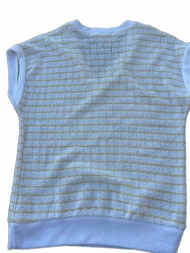 Vintage Devon USA Yellow Stripe Sweater Vest M