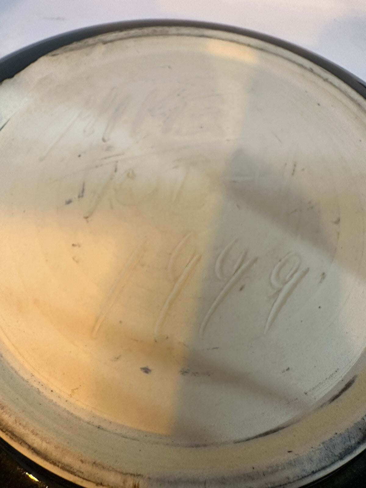 Signed 1999 Studio Pottery Brown Tan Glazed Bowl
