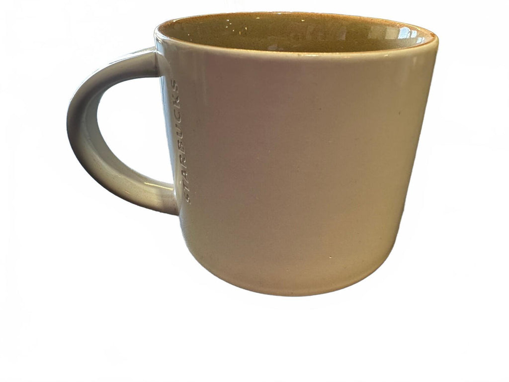 Starbucks 14 oz White Stoneware Coffee Mug