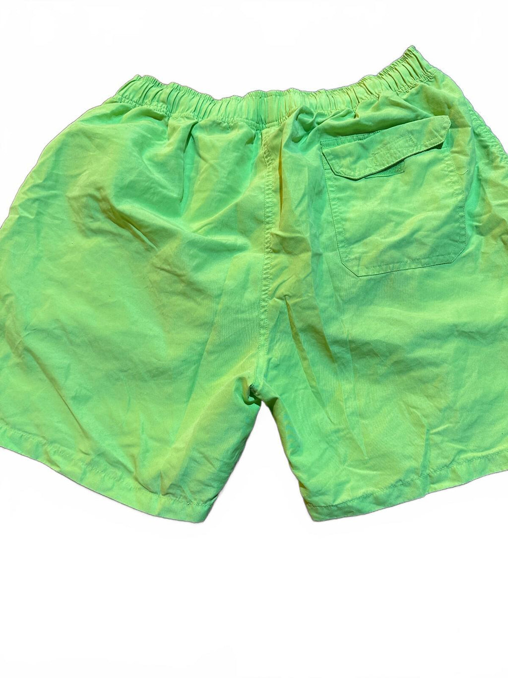 Rowdy Gentleman Men’s M Neon Lime Swim Trunks Lined