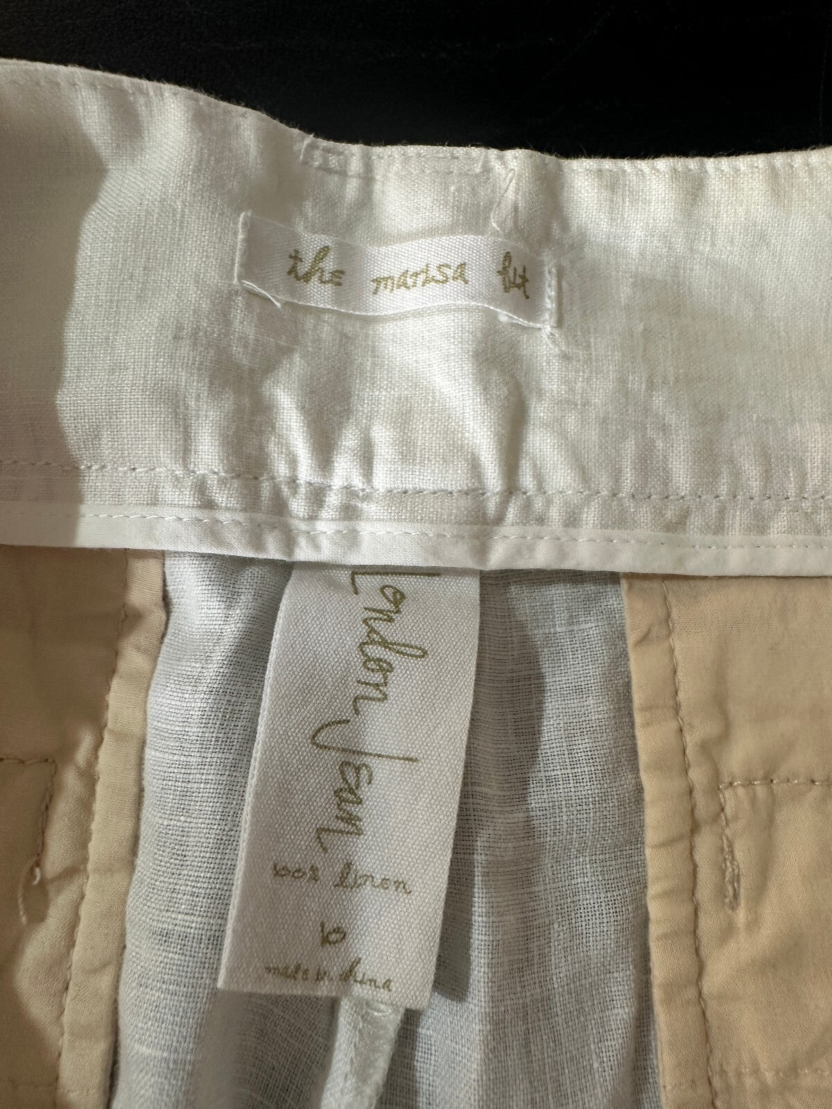 London Jean Marisa Linen Pants Women's 10