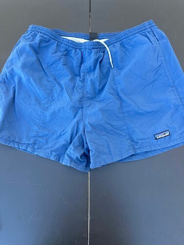 Patagonia Blue Mesh-Lined Swim Trunks L