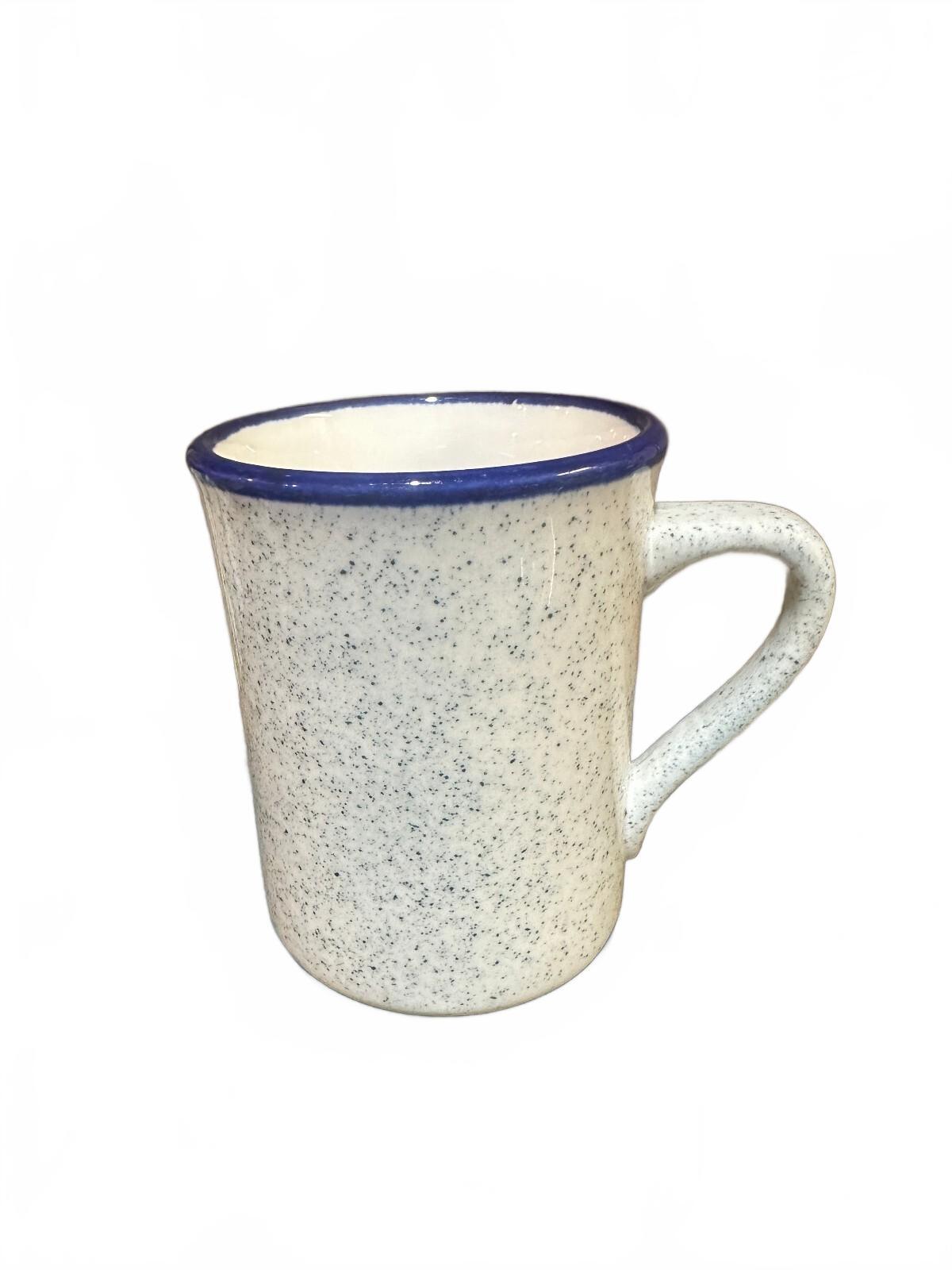 Vintage Syracuse China Blue Speckled Mug USA