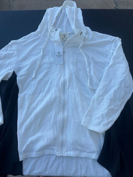 Dubgee by Whoopi Hooded Zip Tunic NWT 1X