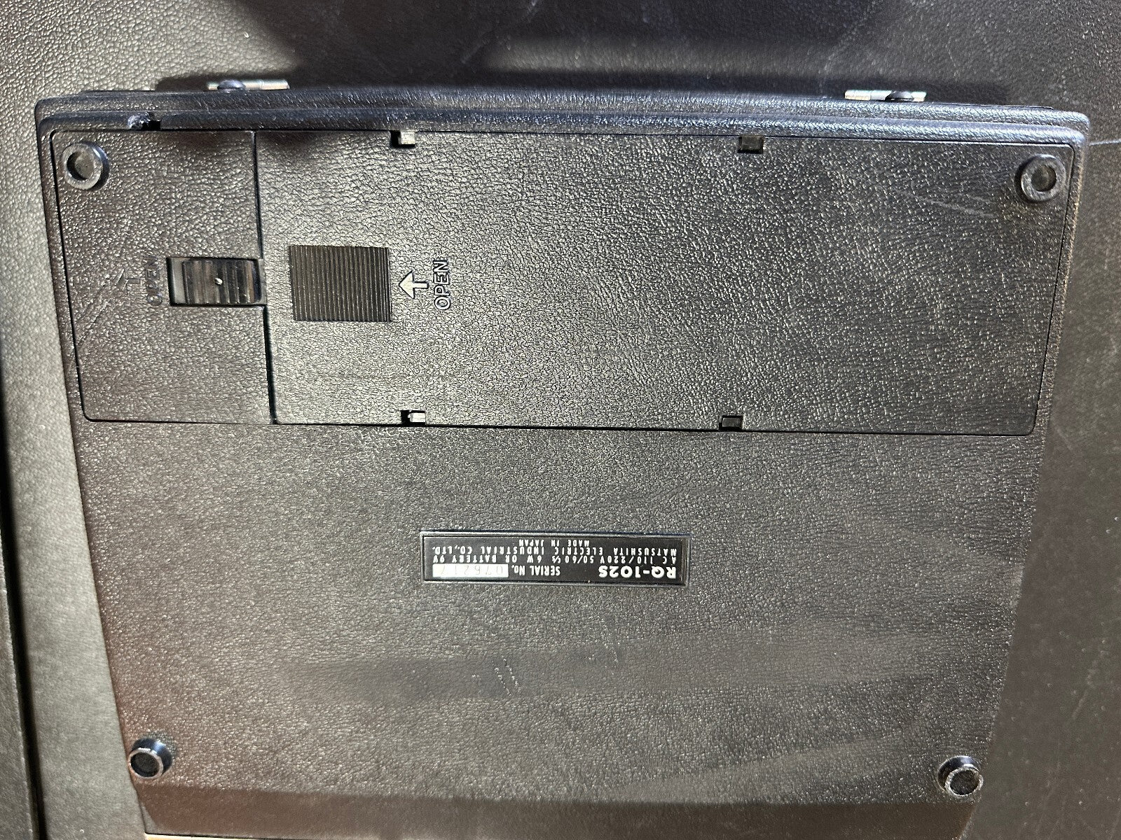National Panasonic RQ-102S Reel to Reel Recorder
