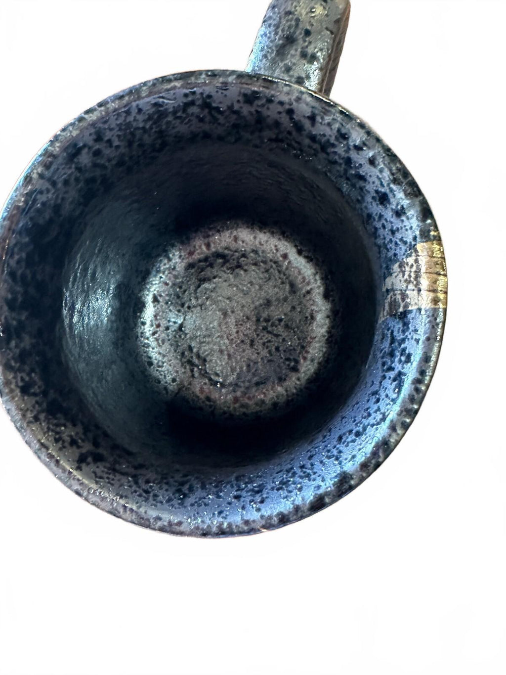 Vintage Japanese Style Stoneware Mug Flying Cranes