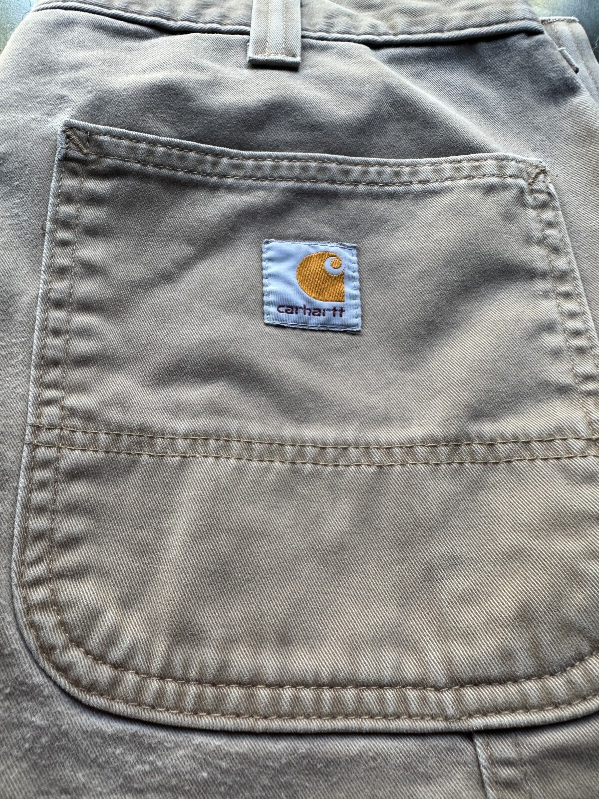 Carhartt B324 Relaxed Fit Work Pants 36x30 Beige
