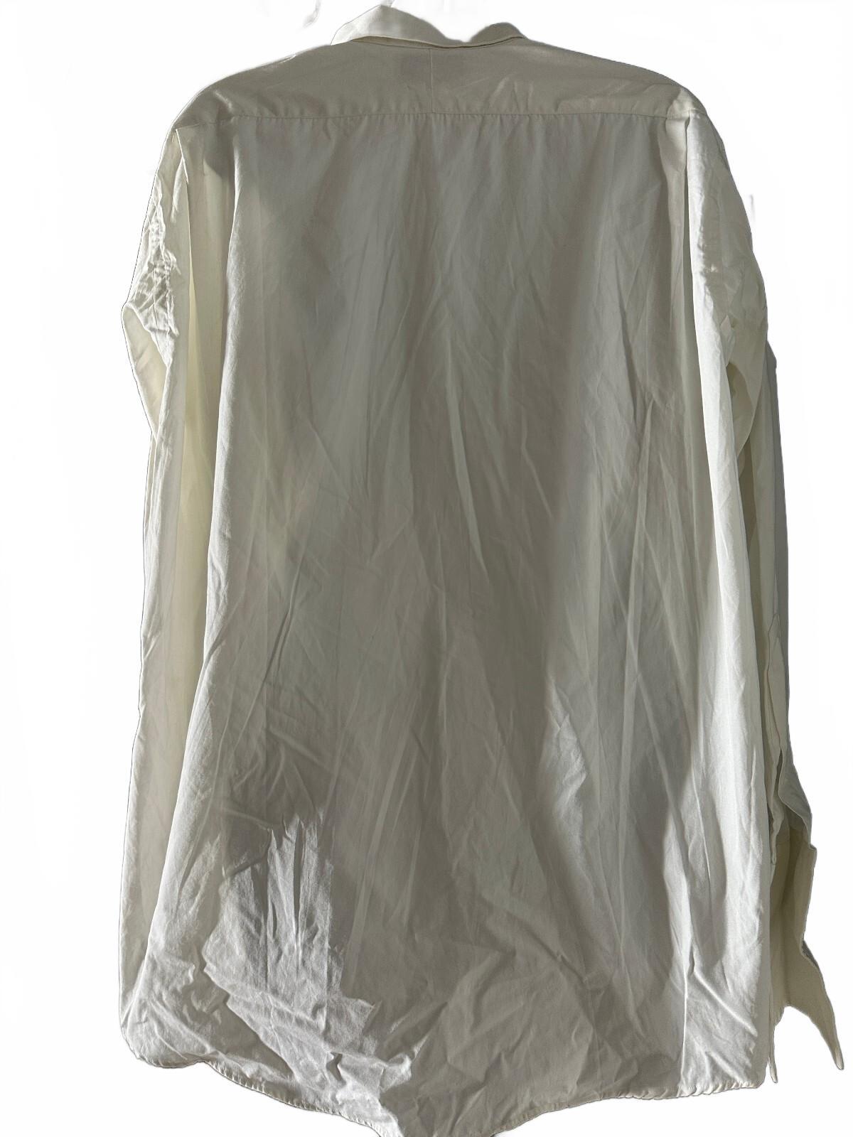 Burberrys London Cream French Cuff Dress Shirt
