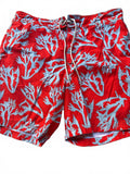 Nautica Coral Reef Print Swim Trunks Men's L