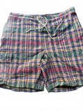 Polo Ralph Lauren Plaid Swim Trunks L Lined
